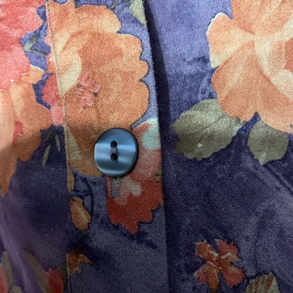Vintage Ashlyn Kate Floral Print Button Down - Picture 5 of 9